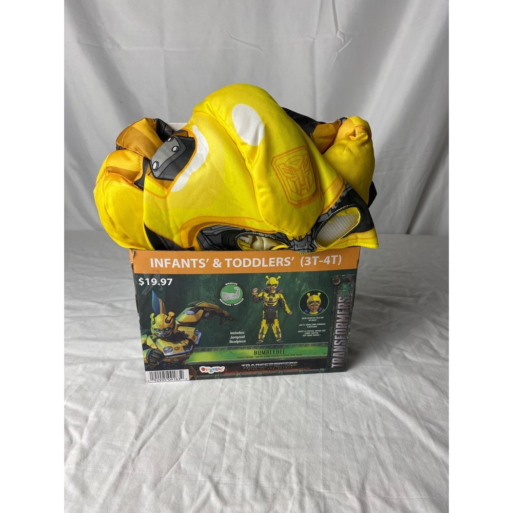 Transformers Bumblebee Costume Infant Toddler 3T 4T Rise‎ of the Beasts